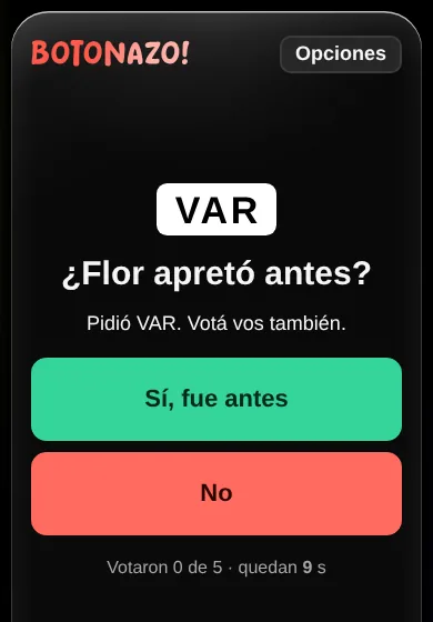 Votación del VAR